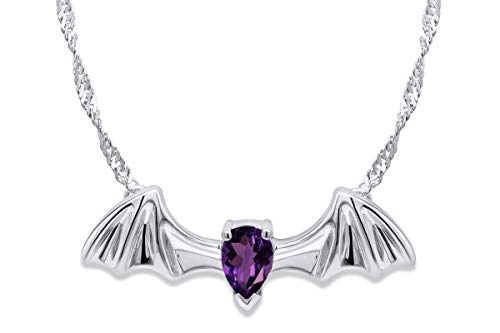White Gold Over : Simulated Amethyst