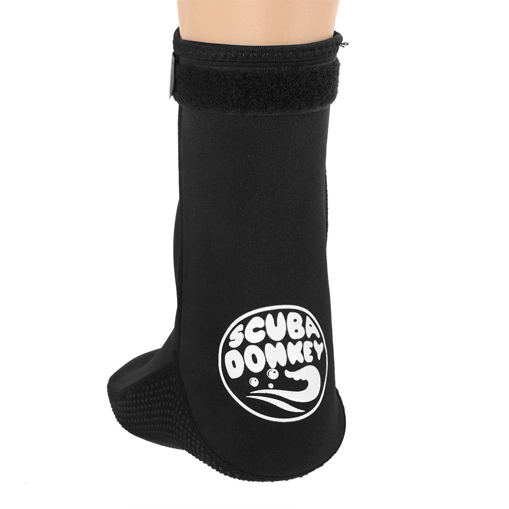 Clobeau Neoprene Diving Socks - Non-Slip Water Booties for Snorkeling, Beach & Water Sports | Warm & Comfortable for Swimming, Surfing & Outdoor Activities