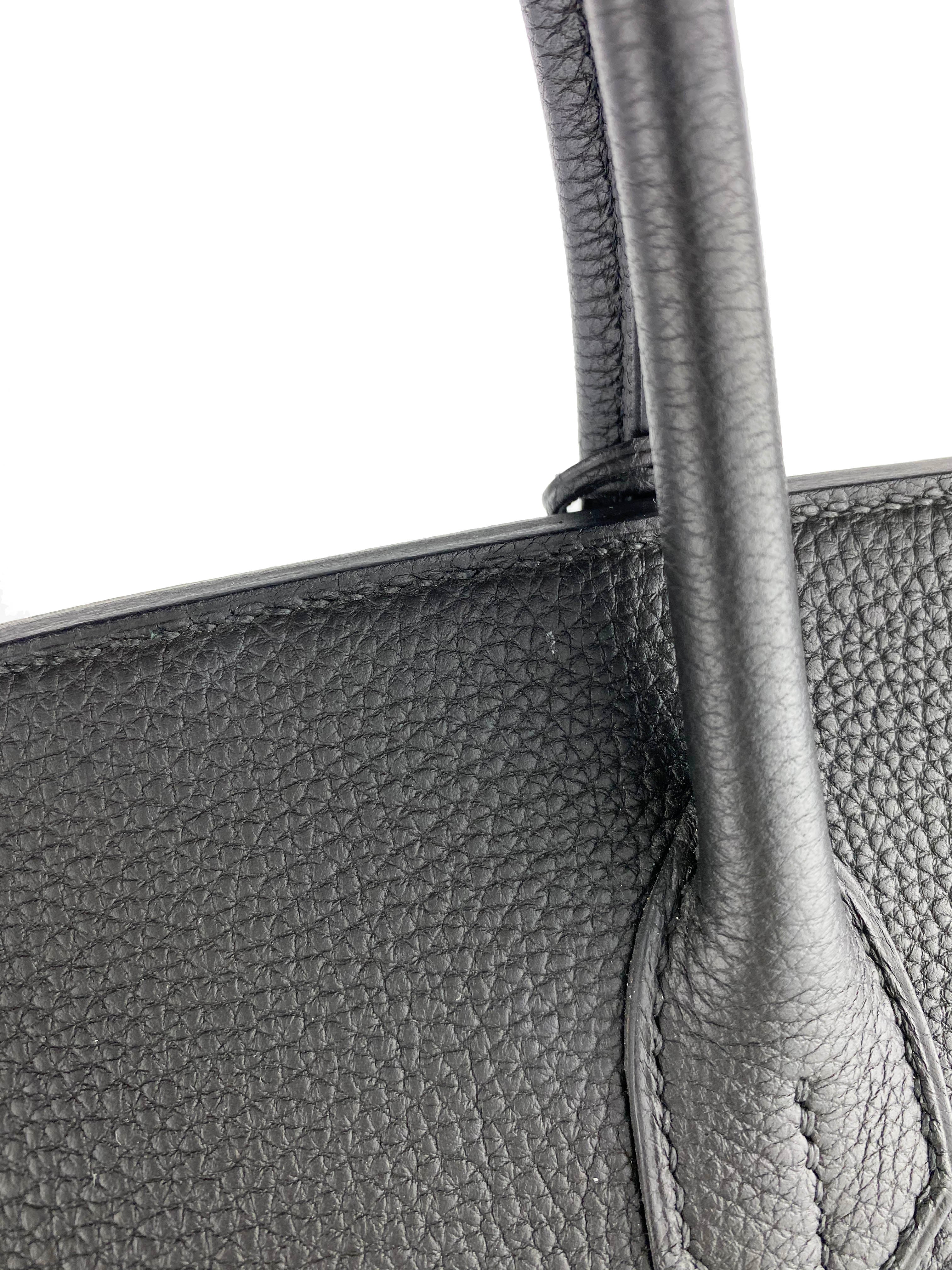 Authentic Hermes Birkin 30 Black Togo Leather Handbag - Luxury Designer Tote Bag for Women, Perfect for Work, Travel & Special Occasions