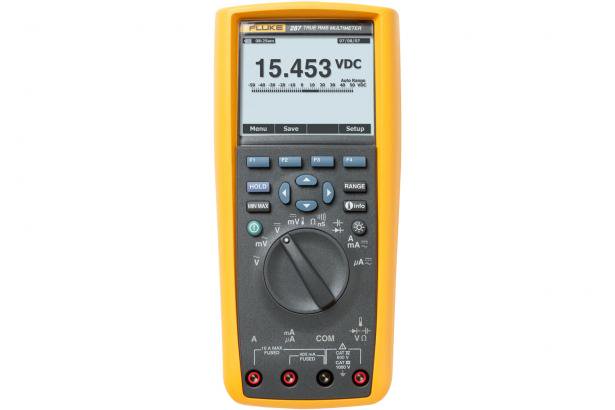 Fluke 287 True RMS Multimeter with TrendCapture - Digital Electronic Multimeter for Accurate Voltage, Current & Resistance Measurement - Perfect for HVAC, Automotive & Industrial Electrical Testing