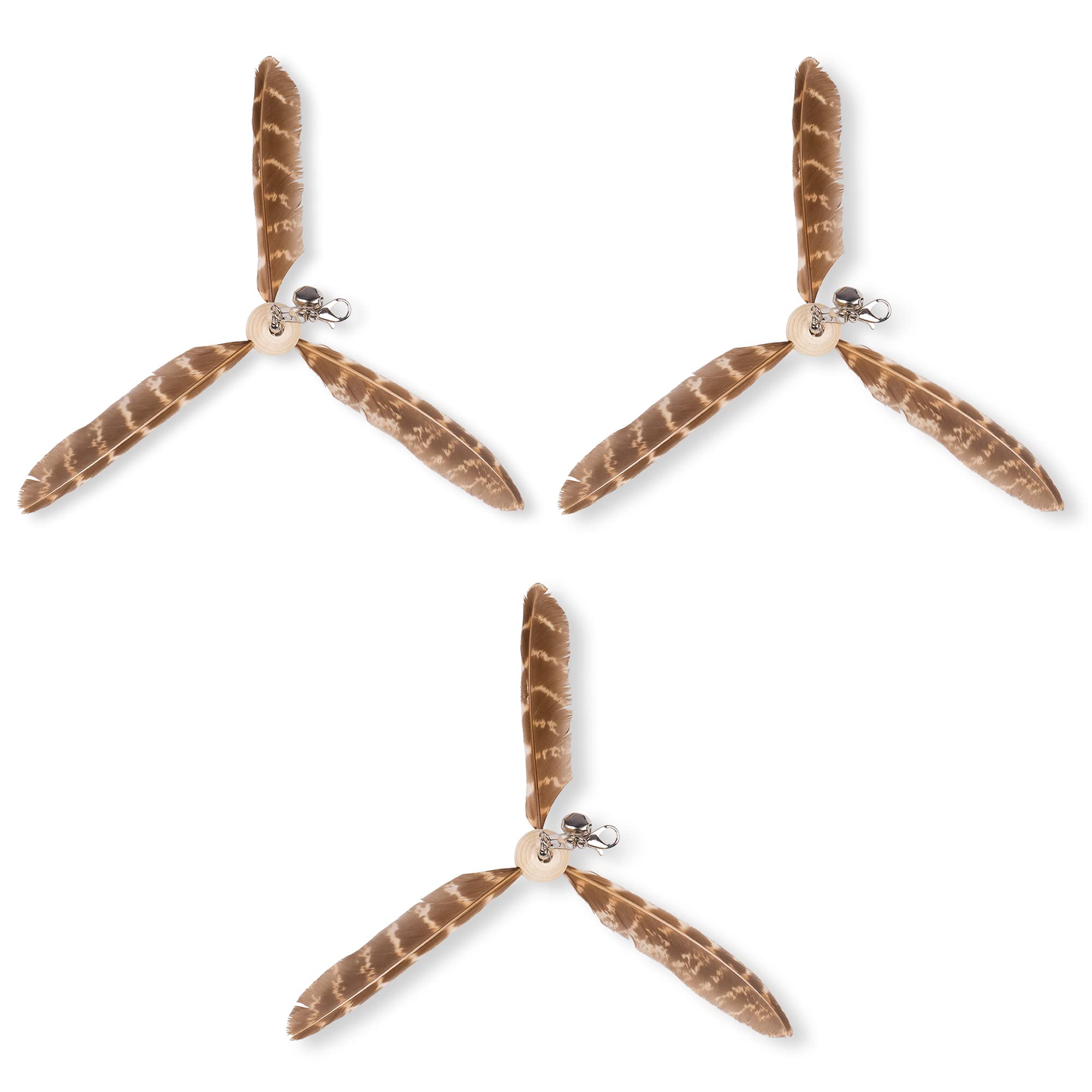 JXFUKAL Interactive Cat Wand Toy with 3 Feather Refills - 29