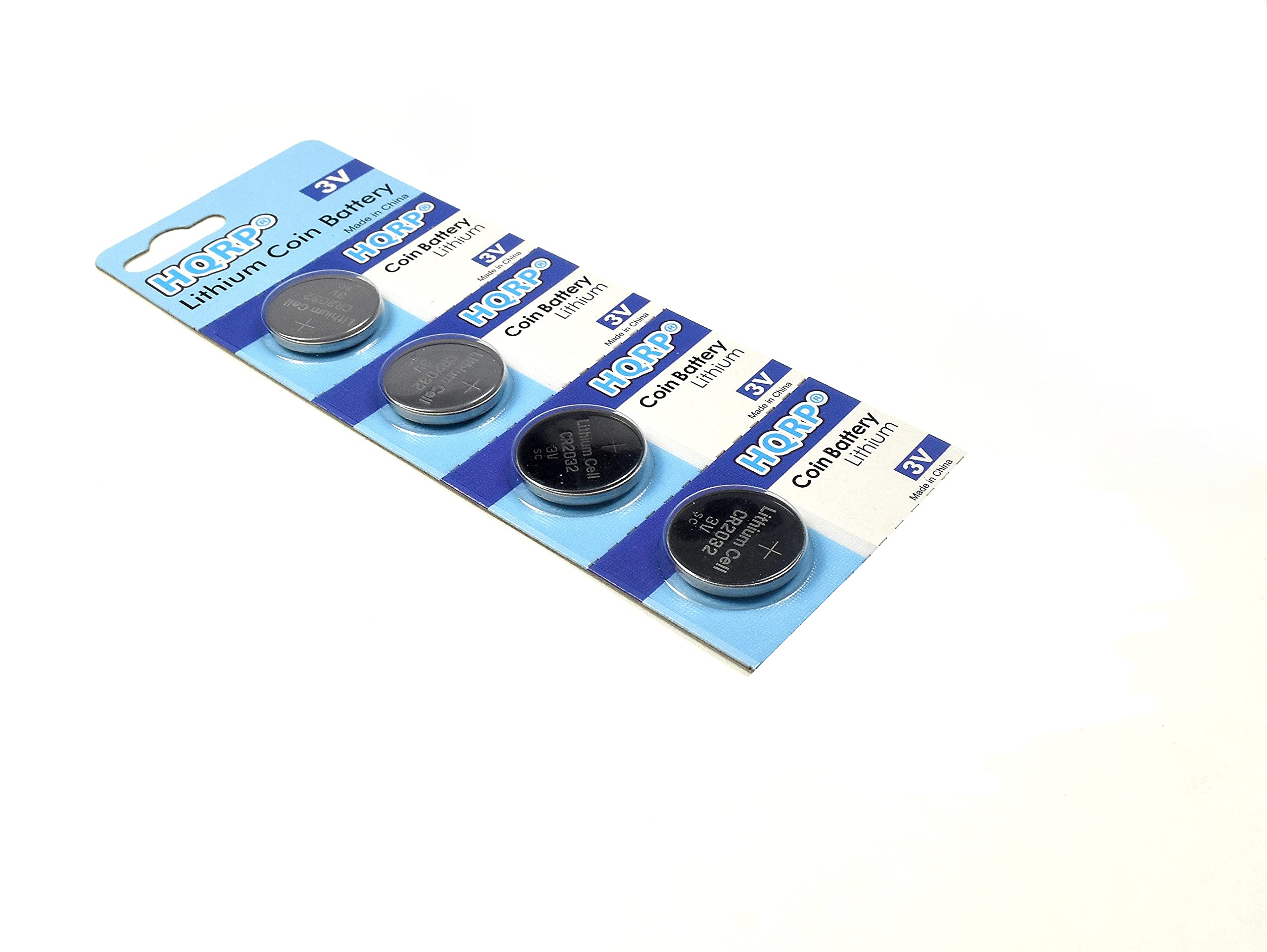 HQRP 4-Pack Lithium Batteries for Care Touch Blood Glucose Meter - Long-Lasting Power Supply for Diabetes Testing at Home & Travel
