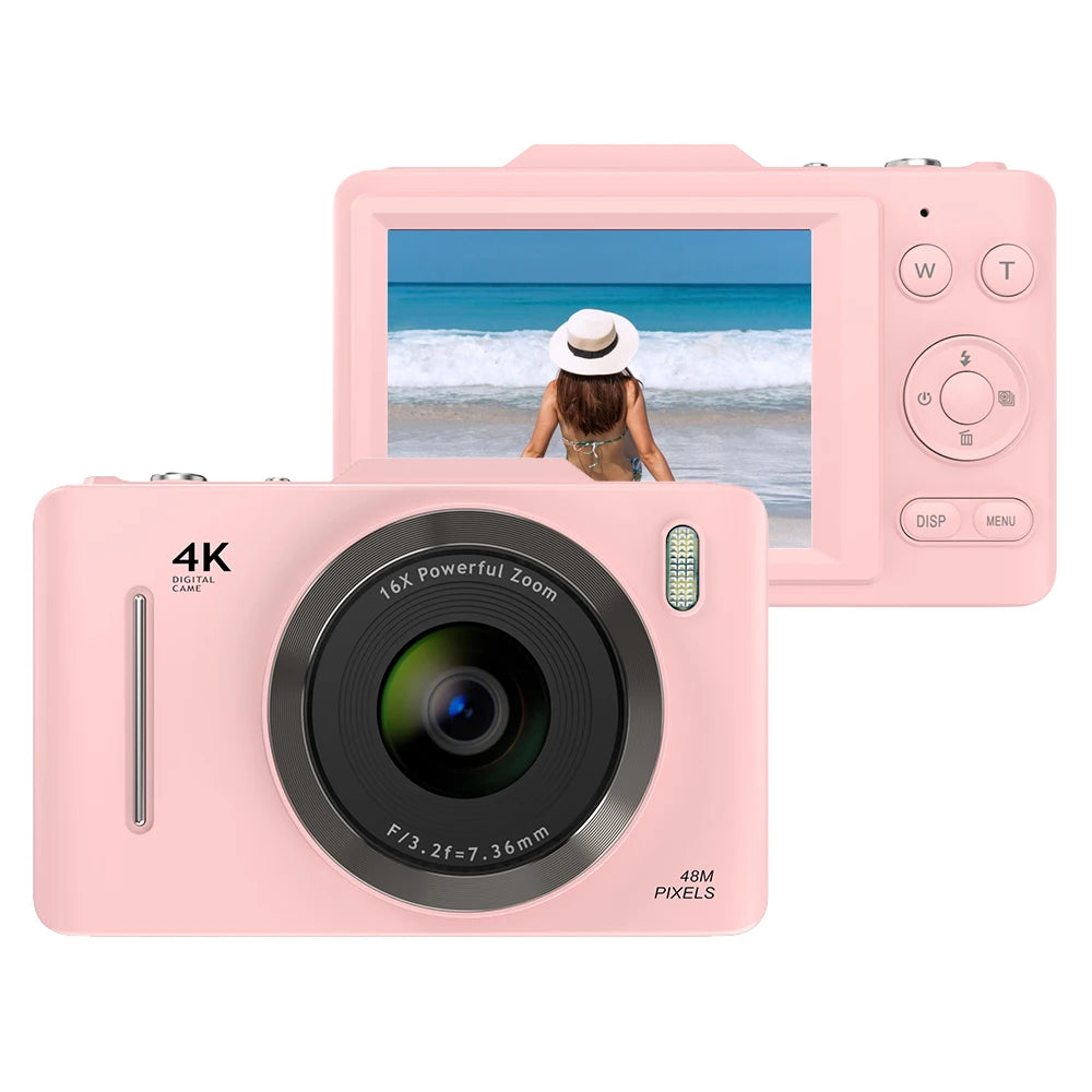 200W Lens Digital Camera - High Resolution Compact Camera for Photography, Vlogging & Travel - Perfect for Beginners, Content Creators & Outdoor Adventures