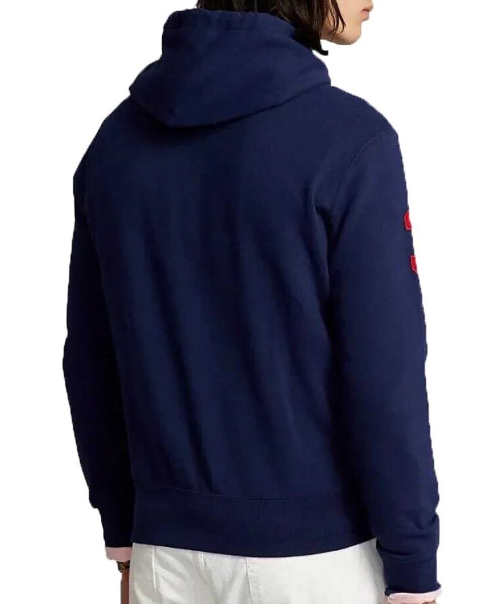 POLO RALPH LAUREN Big & Tall Iconic RL Fleece Hoodie Sweatshirt for Men - Warm Casual Pullover for Outdoor Activities & Lounge Wear