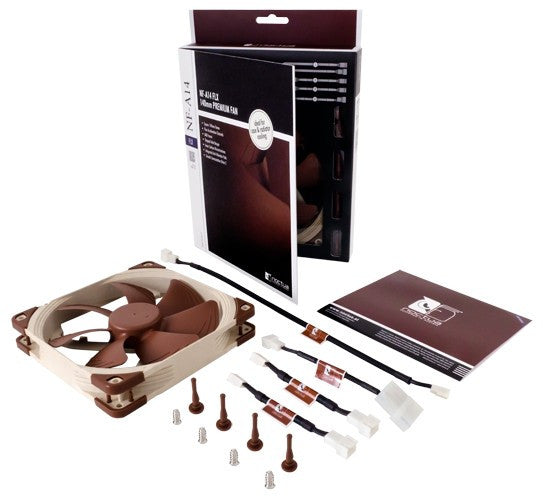 Noctua NF-A14 FLX Premium 140mm x 140mm x 25mm Quiet Cooling Fan - High Performance PC Case & CPU Cooler Replacement for Gaming & Workstation Computers