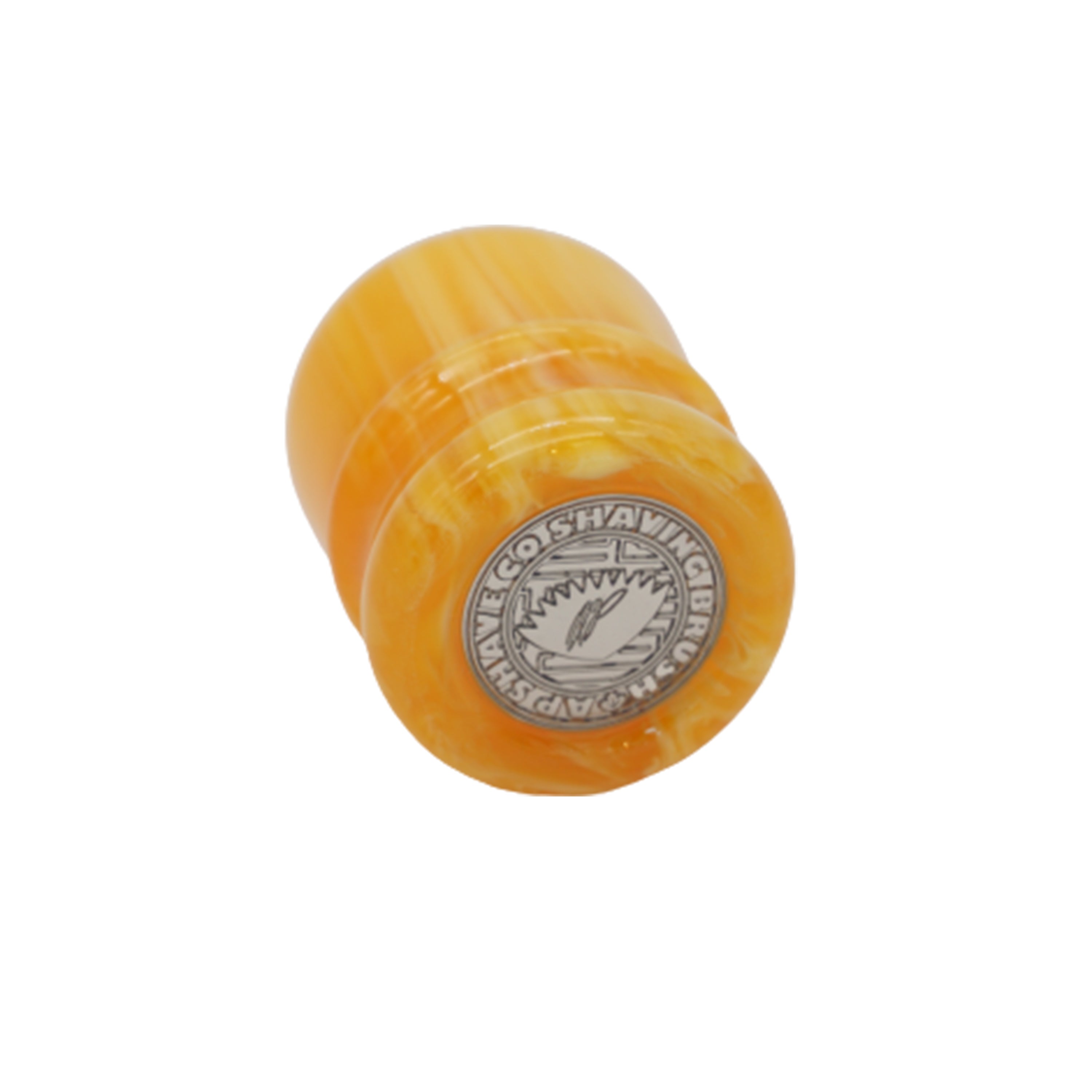 Premium Amber Handcrafted Shaving Brush Handle - Fits 24mm & 26mm Knots - Perfect for Wet Shaving & Grooming Gifts for Men