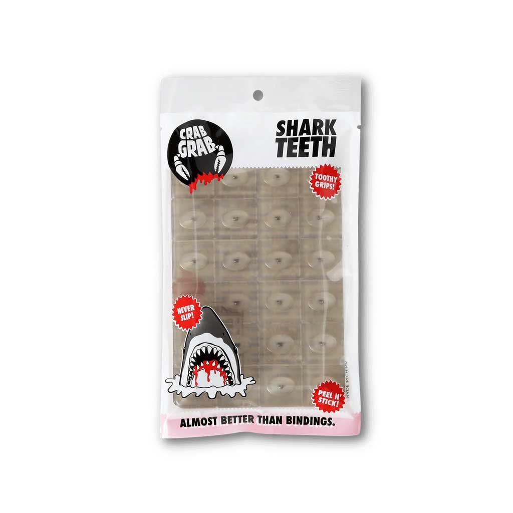 Crab Grab Shark Teeth Stomp Pad - Non-Slip Snowboard Traction Pad for Enhanced Grip & Control - Perfect for Snowboarding, Surfing & Skateboarding