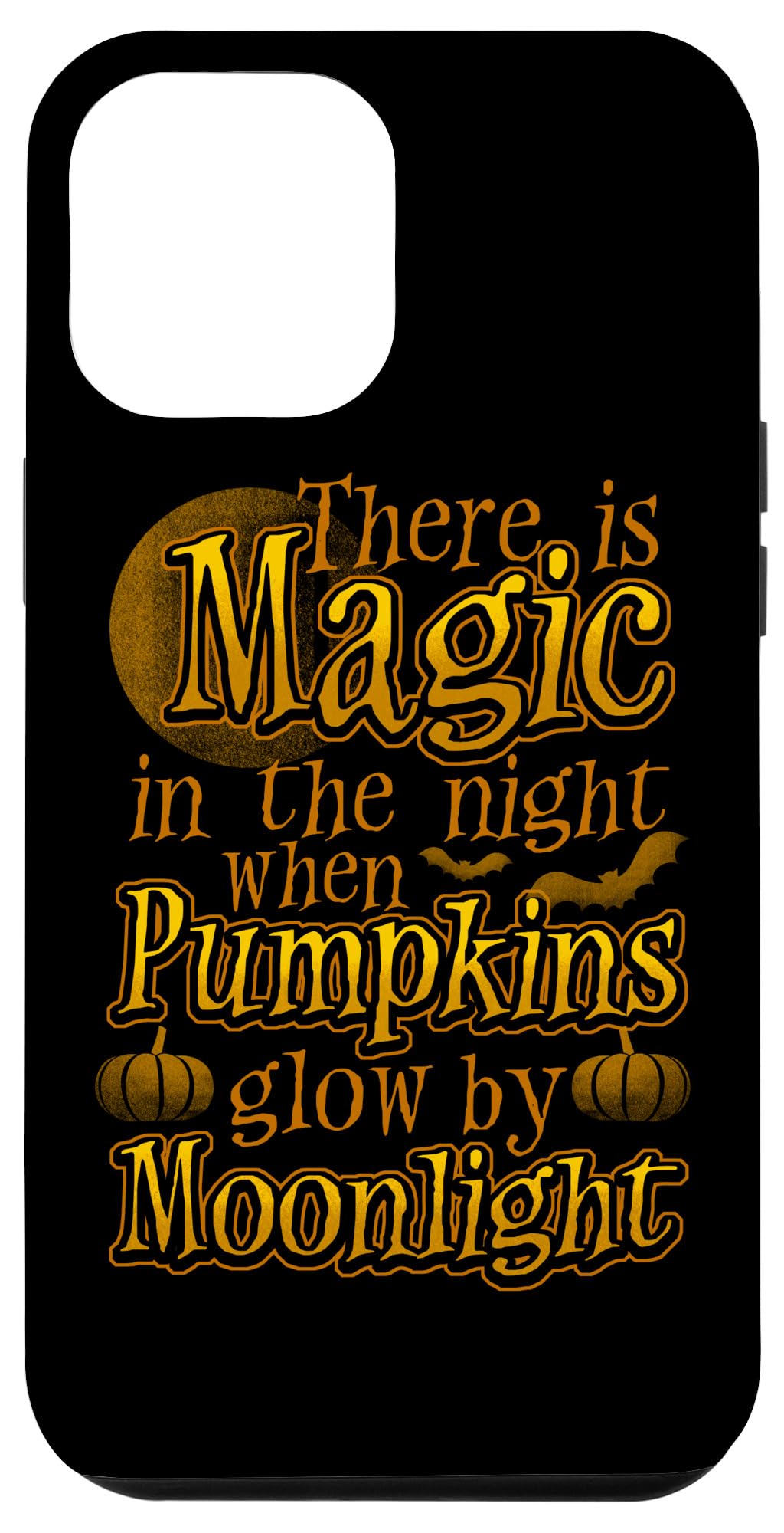iPhone 12 Pro Max Case - Premium Protective Cover with Magical Night Pumpkin Glow Design | Perfect for Halloween, Fall Season & Everyday Use
