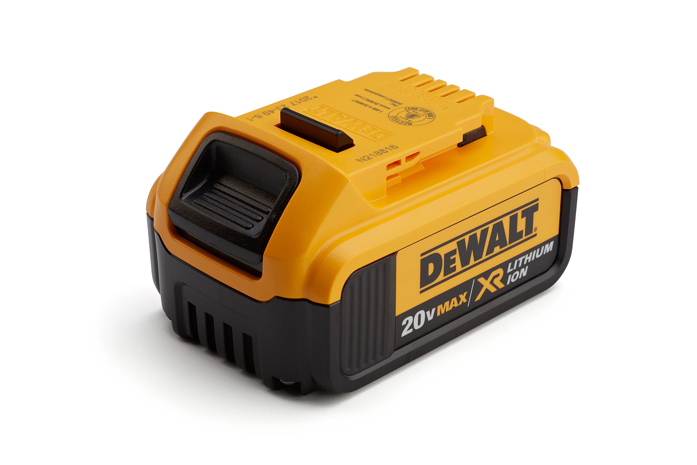 DEWALT 20V MAX Bluetooth Jobsite Radio (DCR025) with 4Ah Battery (DCB204) - Portable Worksite Speaker for Construction, Outdoor & Garage Use
