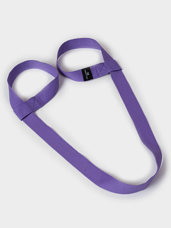 Organic Cotton Yoga Mat Strap Carrier for Yoga Studio - Premium Yoga Mat Holder with Adjustable Shoulder Strap - Perfect for Yoga Class, Gym, Travel & Outdoor Workouts