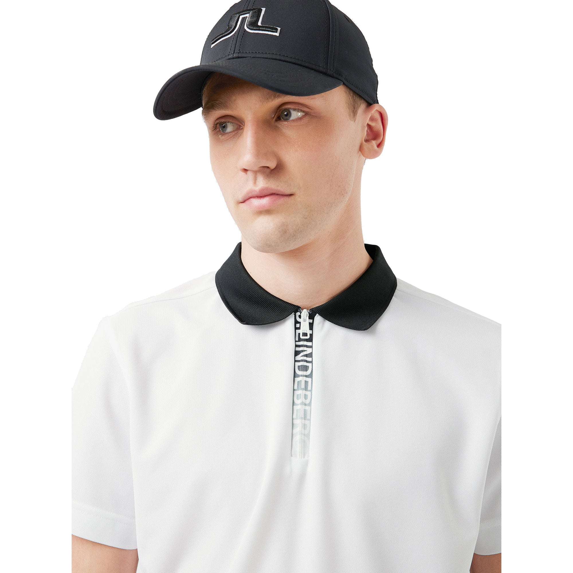 J. Lindeberg Brayden Men's Golf Polo Shirt - Moisture-Wicking, UV Protection & Stylish Design for Golf, Casual Wear & Outdoor Activities