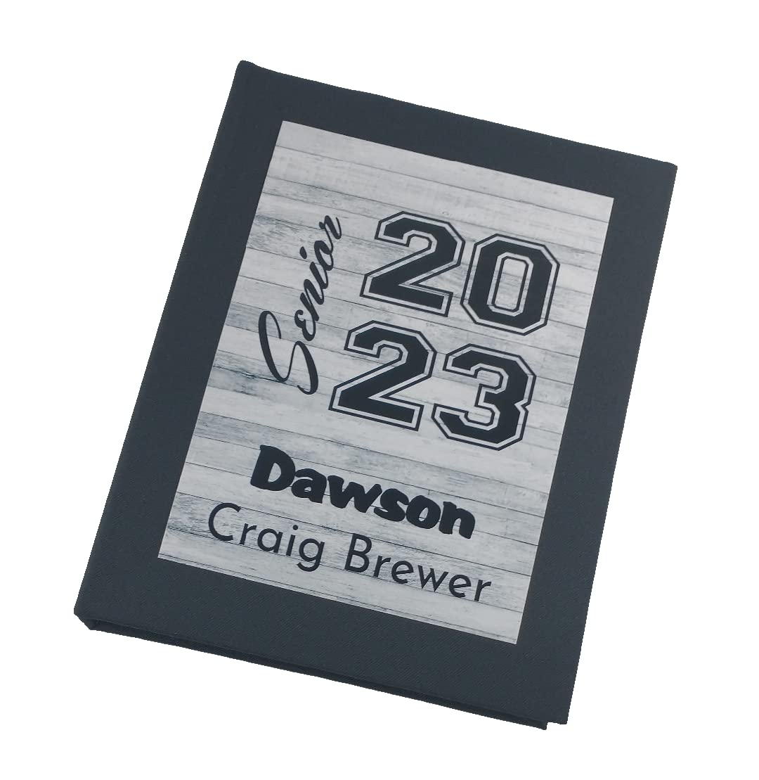 Personalized Graduation Photo Album Class of 2023 - Custom Name & Year Scrapbook in 4x6 or 5x7 Size with Linen Cover | Perfect Graduation Gift for High School & College Students | Multiple Color Options for Memory Keeping