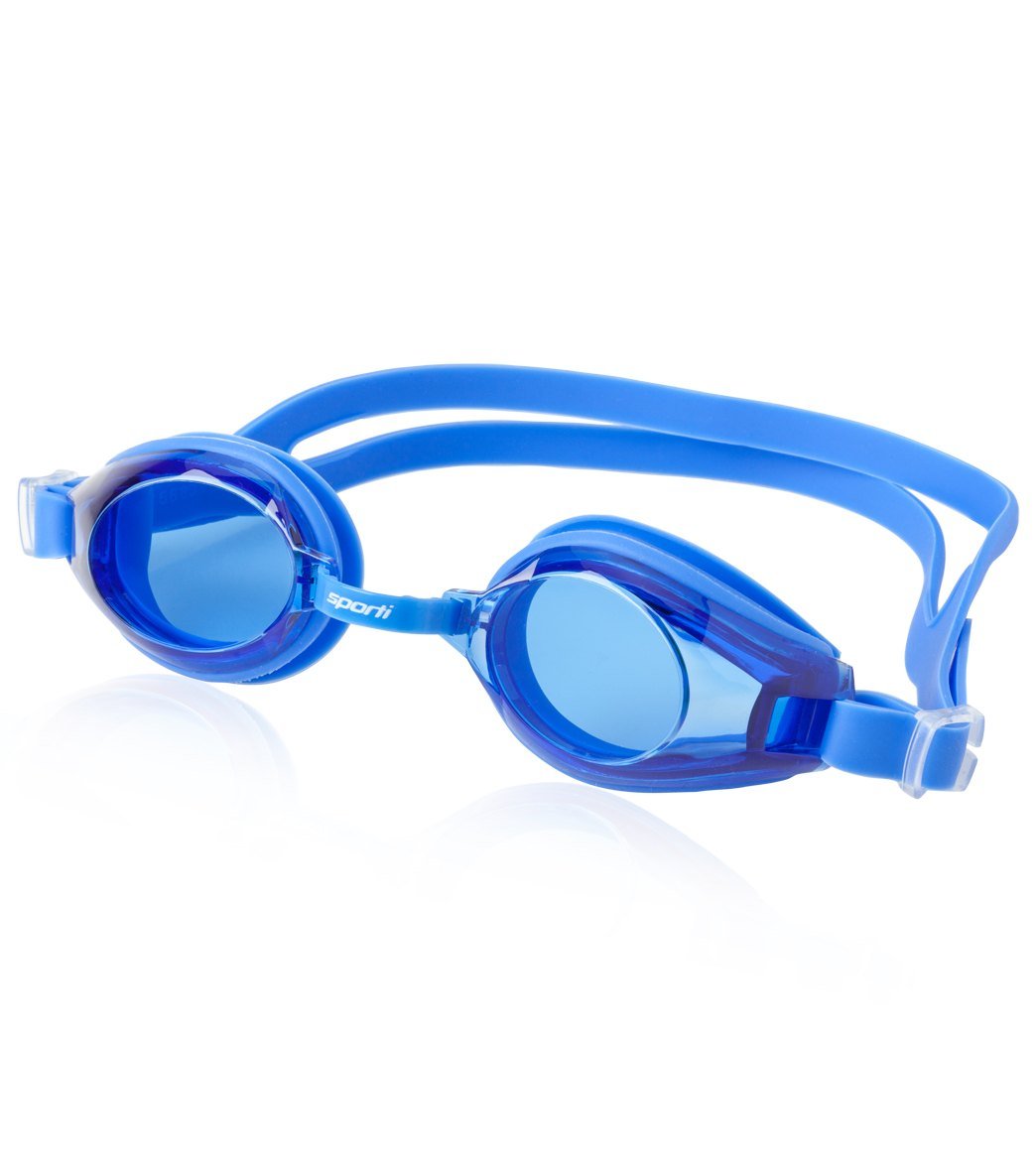 **Sporti Unisex Adult Swimming Goggles – Anti-Fog, UV Protection, Shatter-Resistant Swim Goggles for Men & Women (Mirror/Non-Mirror Lens) – Perfect for Pool, Lap Swimming & Triathlon Training**