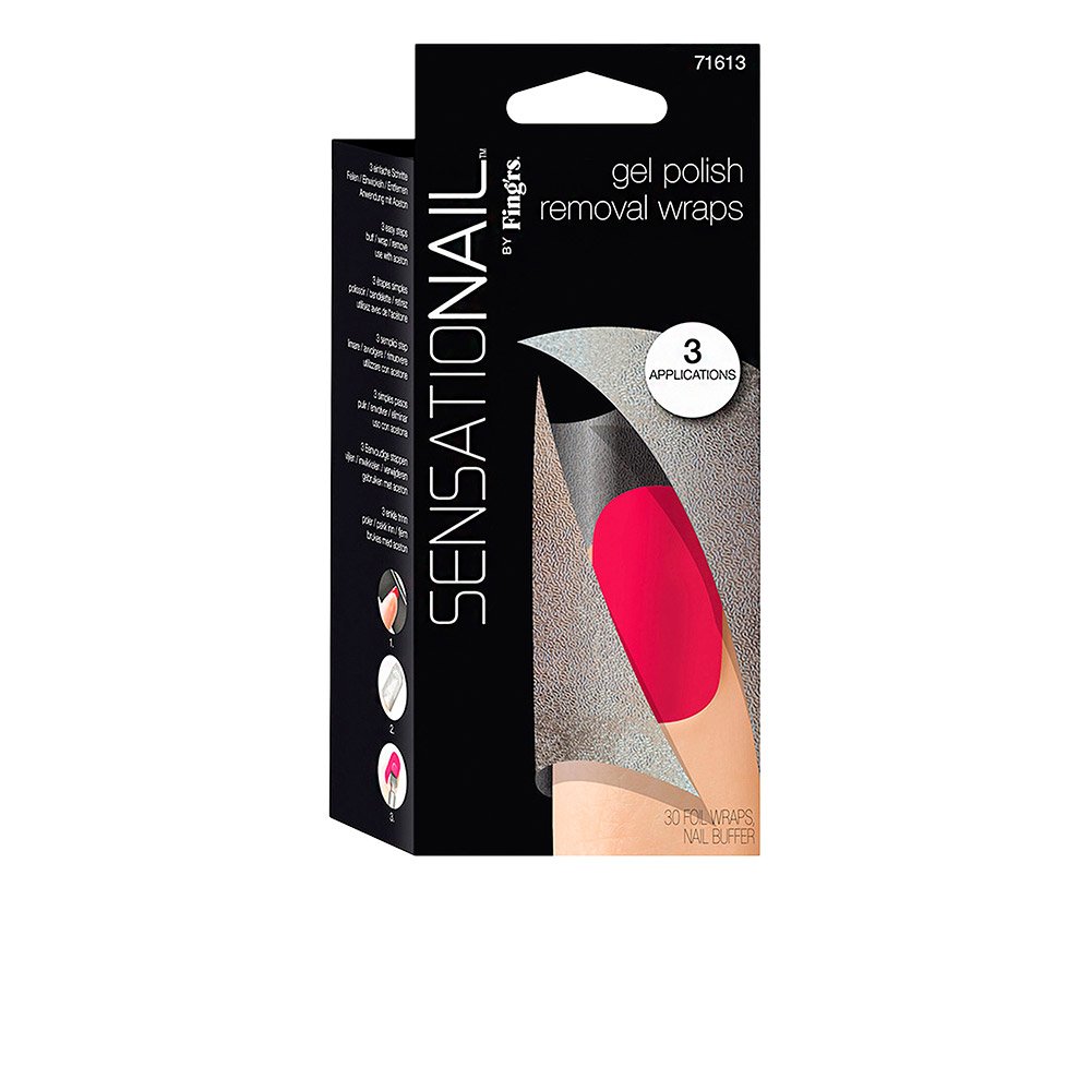 SENSATIONAIL Professional Gel Nail Polish Remover Kit - Fast & Easy Soak Off for At-Home Manicures & Salon-Quality Nails