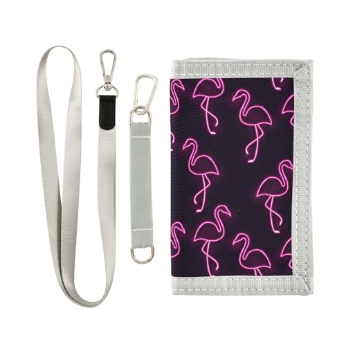 Neon Flamingo Print