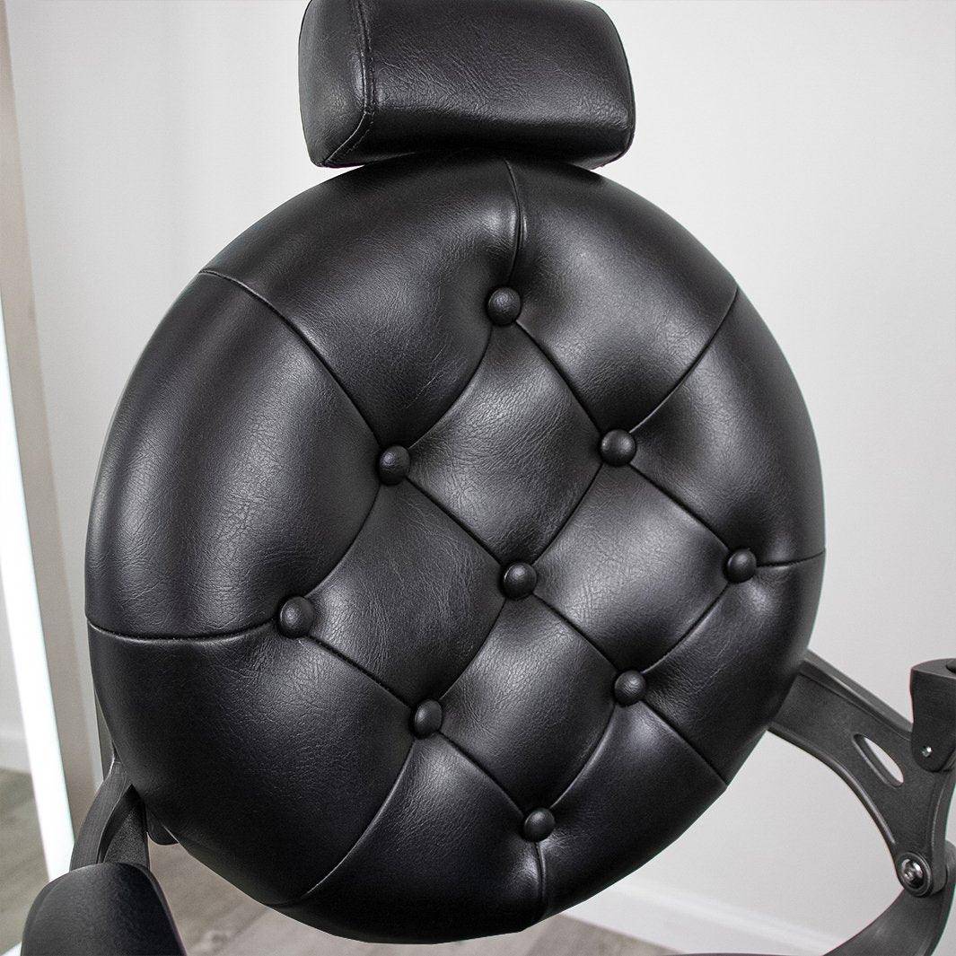 Professional Barber Chair for Salon & Home Use - Heavy Duty Hydraulic Styling Chair with Adjustable Height & Reclining Backrest - Perfect for Haircuts, Shaves & Styling