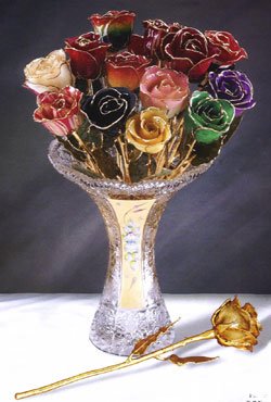 24K Gold Dipped Real Burgundy Rose - 11 Inch Preserved Flower for Anniversary, Wedding, Valentine's Day Gift - Perfect for Romantic Decor, Luxury Home Display & Special Occasions