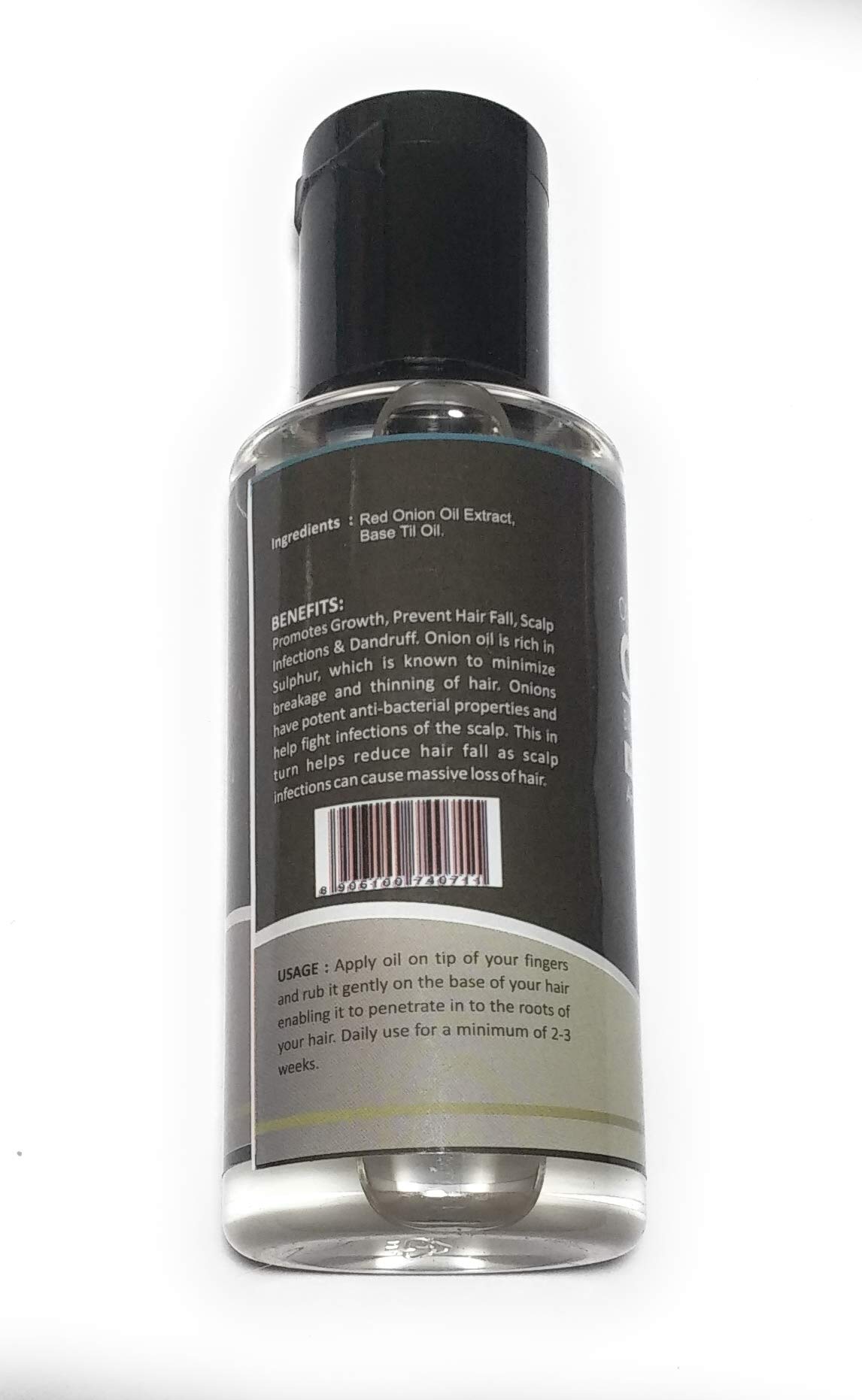 Kamal Khadi Onion Oil for Hair Growth & Hair Fall Control - 100% Natural Hair Care Treatment (100ml) - Promotes Stronger, Thicker Hair & Reduces Breakage - Perfect for Daily Scalp Massage & Damaged Hair Repair