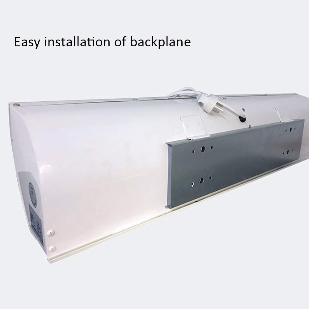 Commercial Grade High Air Volume Low Noise Pedestal Fan - 2 Speed Adjustable, Remote Control, Energy Efficient with Adjustable Wind Direction - Ideal for Entrances, Exits, and Large Spaces