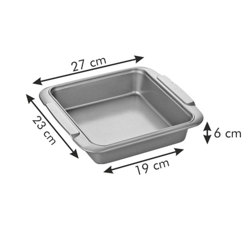 Golden Square Baking Dish - Non-Stick Oven Tray for Cakes & Muffins