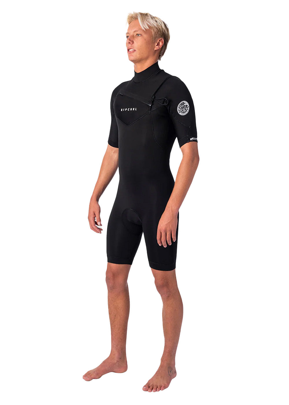 Rip Curl Men's Dawn Patrol 2mm Chest Zip Spring Wetsuit - Perfect for Surfing, Swimming & Water Sports