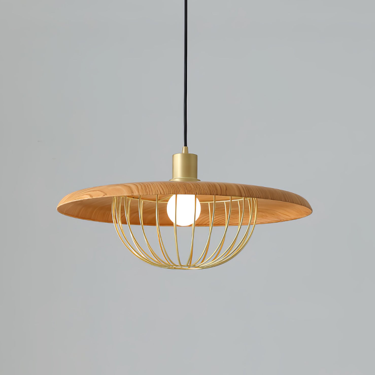 Kasa Modern Pendant Light Fixture - Adjustable Hanging Lamp for Kitchen Island, Dining Room & Bedroom - Sleek Design with Dimmable LED Bulb (Black)