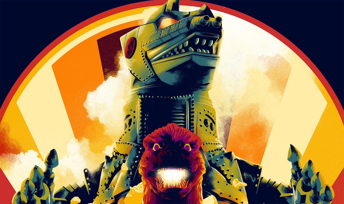 Godzilla Vs. Mechagodzilla Movie Poster - Premium Quality Wall Art for Home Theater, Game Room & Anime Fan Decor