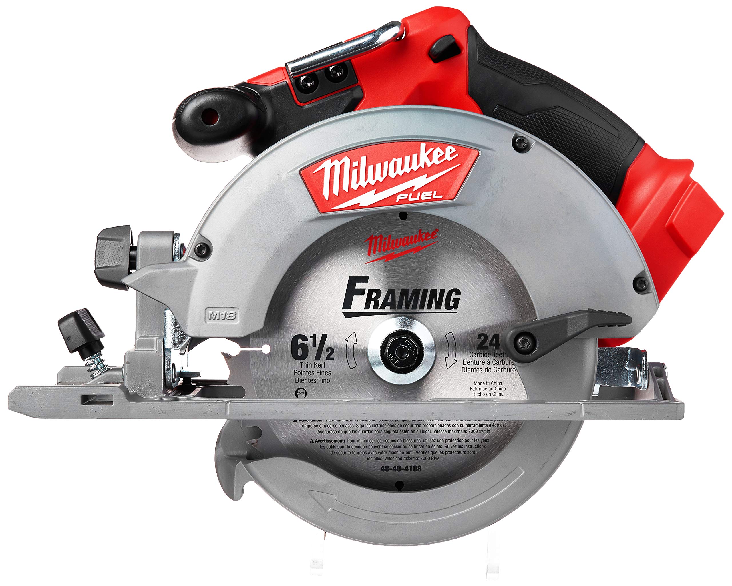 Milwaukee 2730-20 M18 Fuel 6-1/2 Inch Brushless Circular Saw (Tool Only) - Perfect for Woodworking, Framing, and DIY Home Improvement Projects