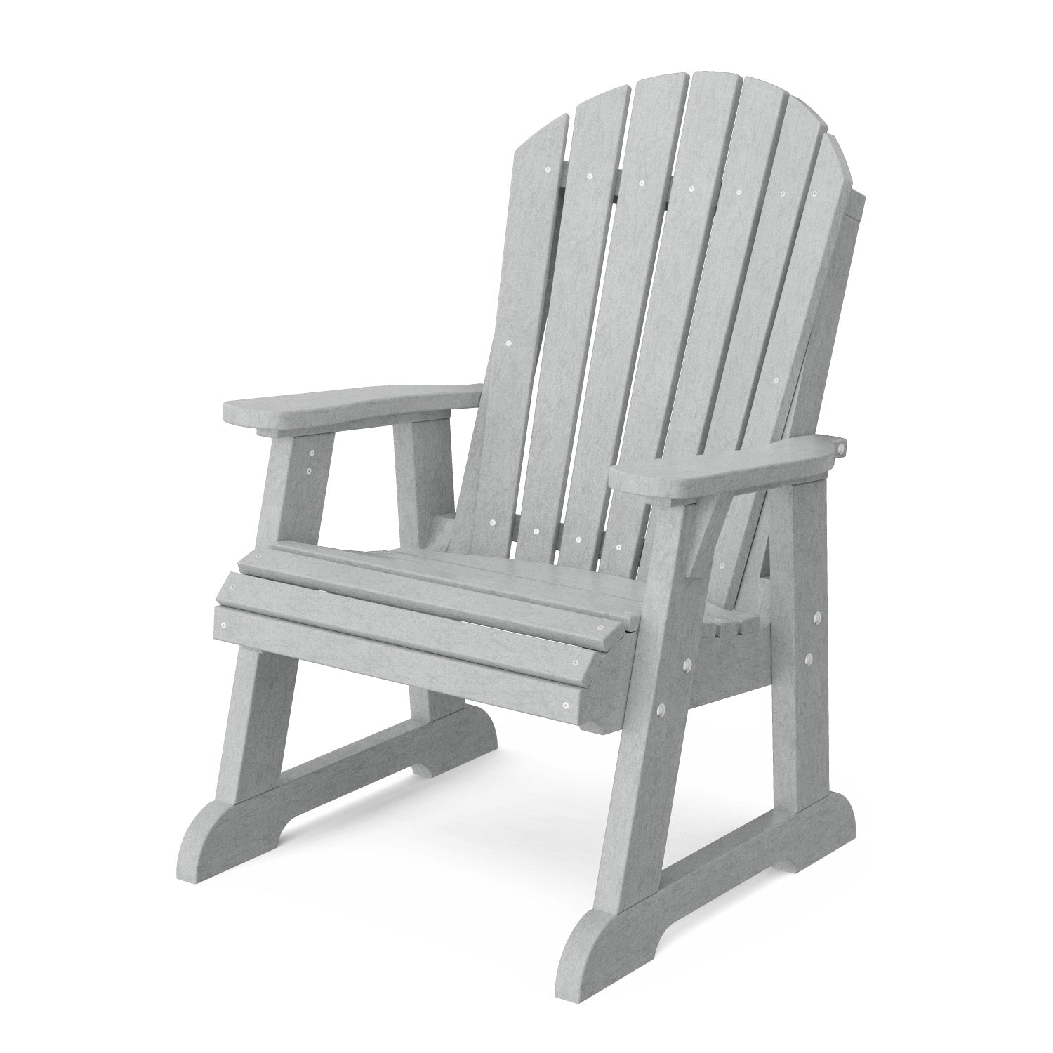 Heritage High Fan Back Chair - Classic Wooden Dining Chair with Upholstered Seat - Perfect for Farmhouse, Rustic & Traditional Dining Rooms