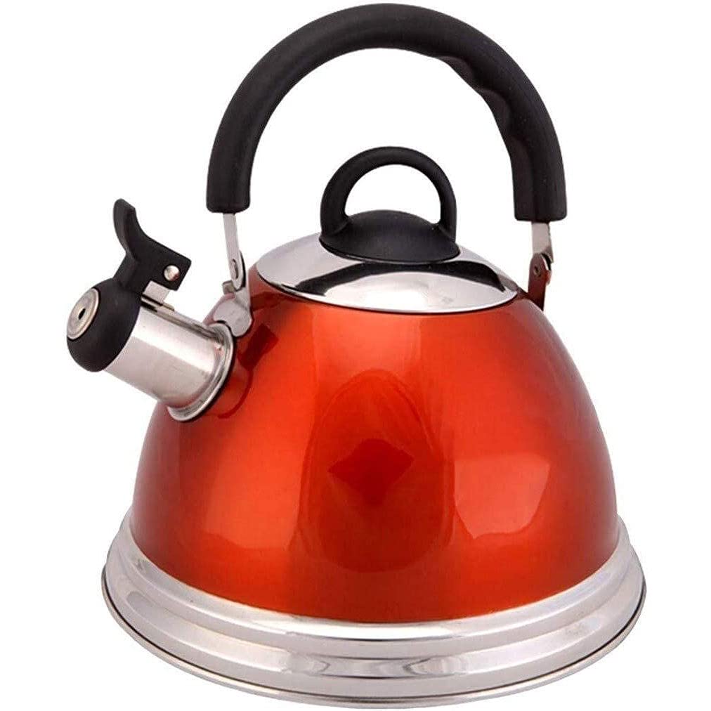 **Huixinliang 4L Stainless Steel Whistling Tea Kettle for Stovetop – 304-Grade, Cool-Touch Ergonomic Handle – Compatible with Gas, Electric, Induction & Ceramic Stoves – Perfect for Home, Office & Tea Ceremonies**