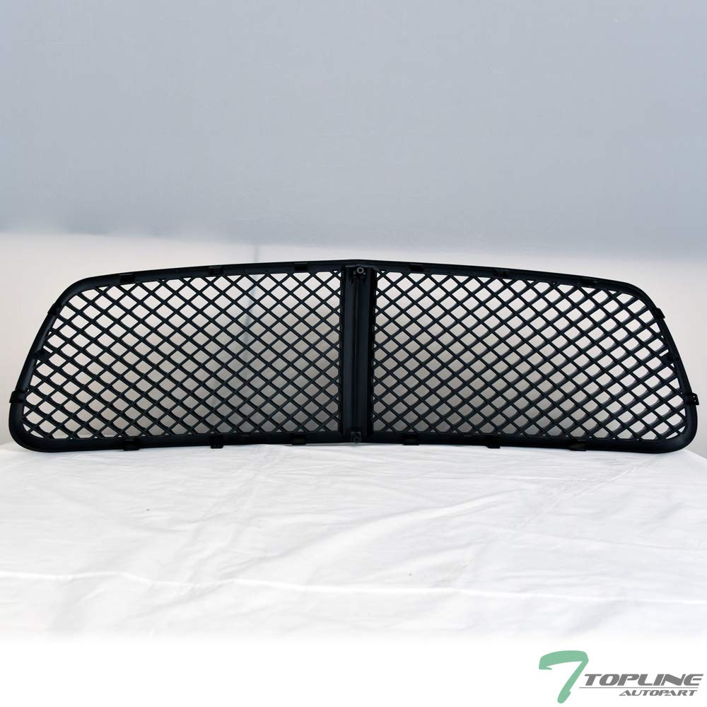 Glossy Black ABS Mesh Front Hood Bumper Grill Grille Guard Compatible With 2011-2014 Dodge Charger | Durable Car Protection | Perfect for Off-Roading & Urban Driving