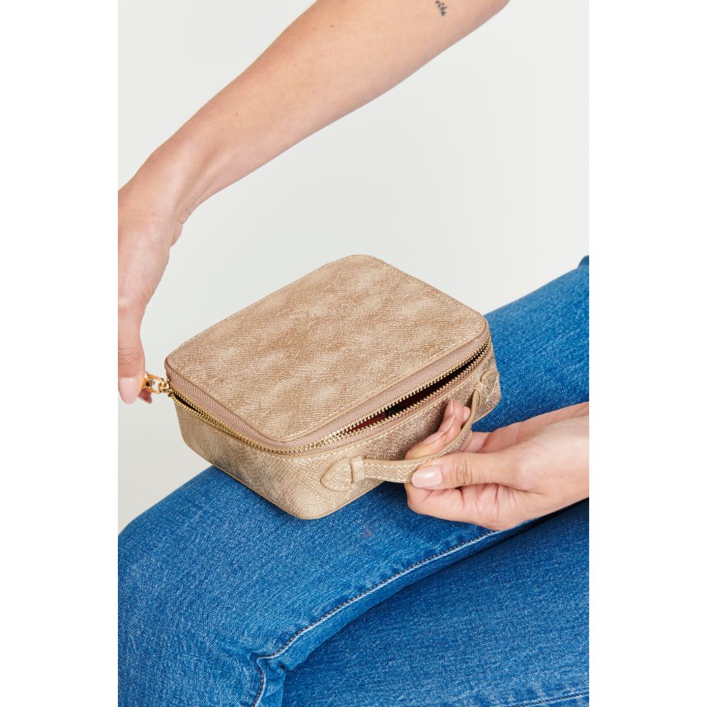 Beatrix Cosmetic Bag - Waterproof Makeup Organizer for Travel, Gym & Daily Use | Compact Toiletry Pouch for Women & Girls | Perfect for Cosmetics, Brushes & Skincare Essentials