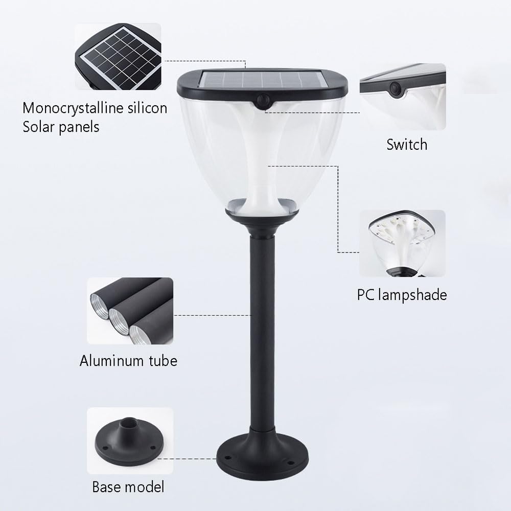 Solar Garden Lights - Waterproof Outdoor LED for Yard, Walkway & Lawn