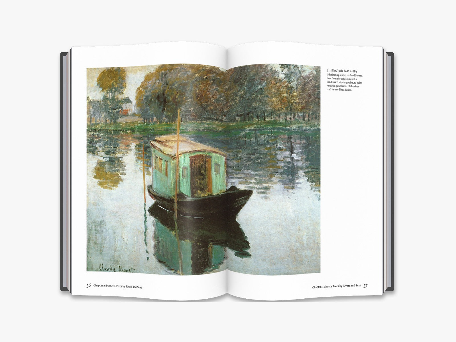 Monet's Trees Art Prints - High-Quality Canvas Wall Decor for Living Room, Bedroom & Office - Inspired by Claude Monet's Famous Paintings