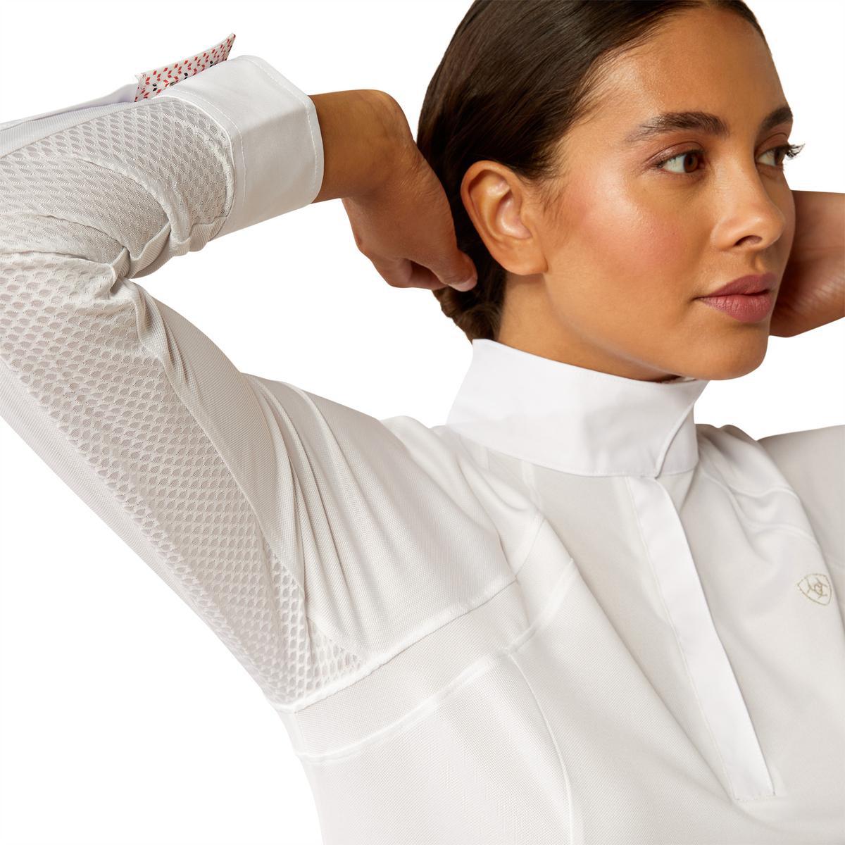 Ariat Women's Sunstopper 3.0 Pro Show Shirt - UV Protection Performance Equestrian Shirt for Horse Riding & Outdoor Activities