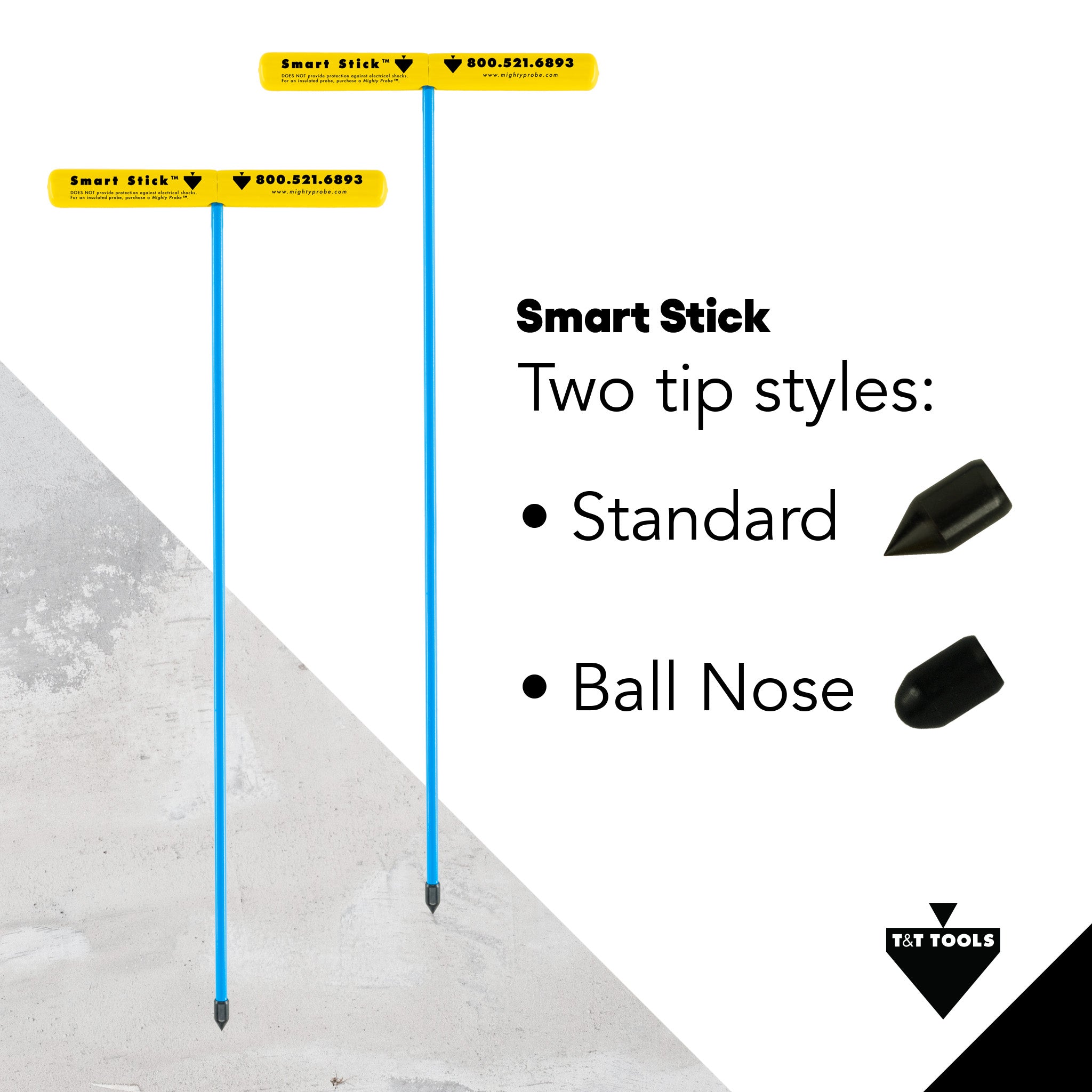 Smart Stick - T Style Handle Steel Soil Probe for Gardening, Farming & Landscaping | Durable & Ergonomic Soil Tester for Plant Health & Moisture Detection