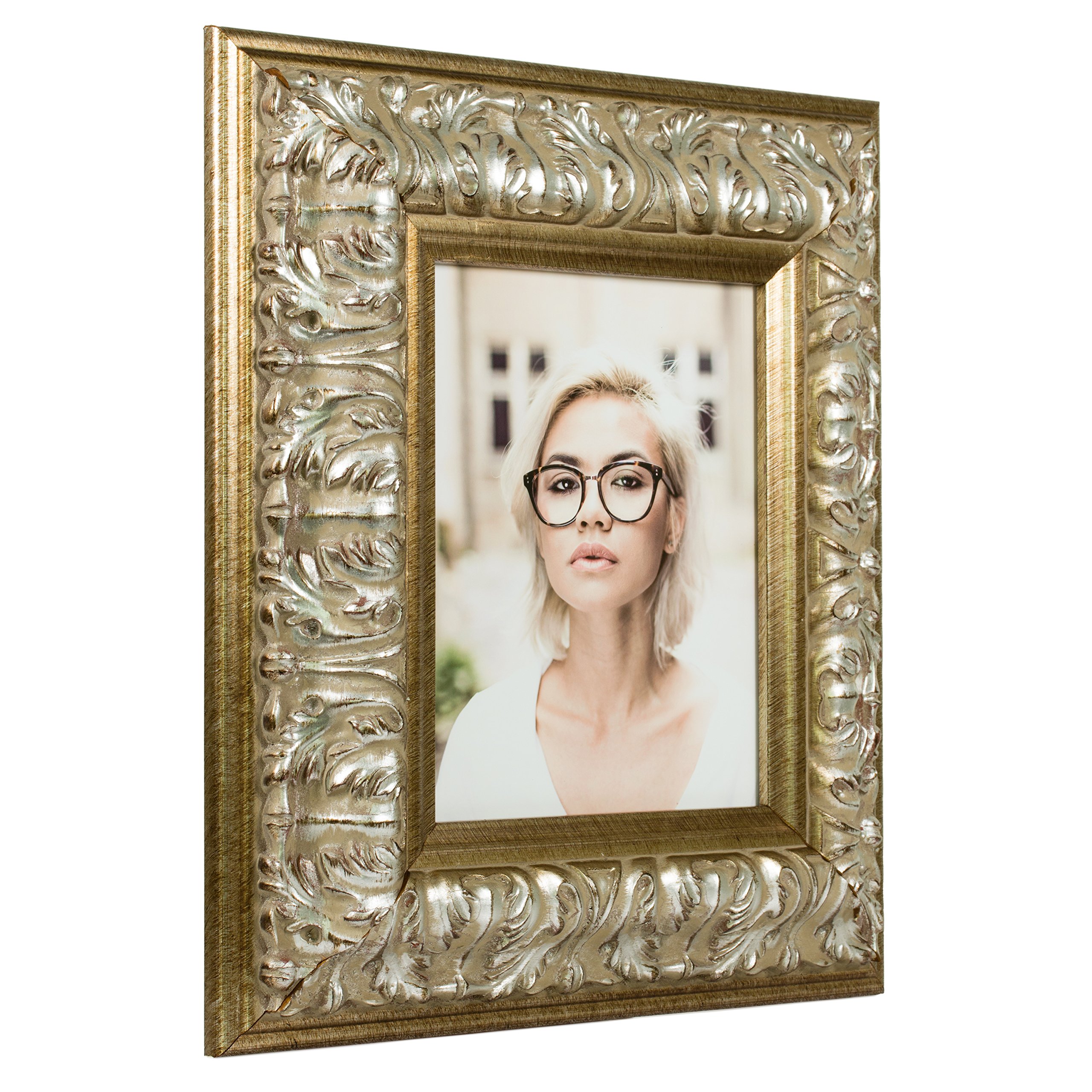 Antique Silver Baroque Picture Frame 20x24 Inch - Elegant Home & Office Decor