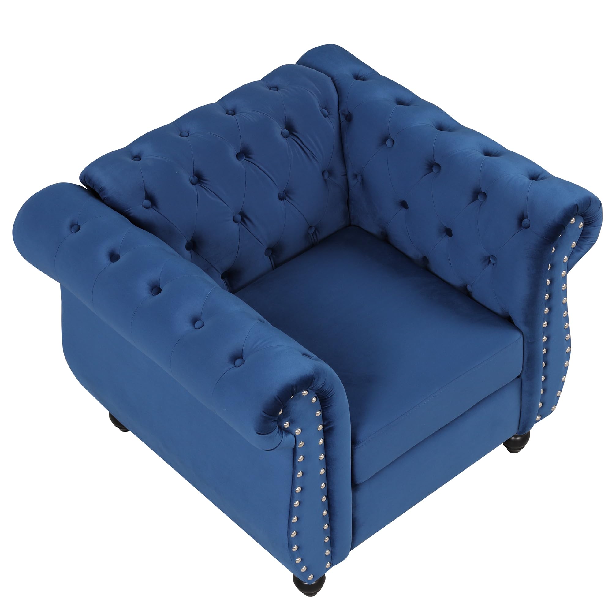 Modern Velvet Upholstered Sofa 39