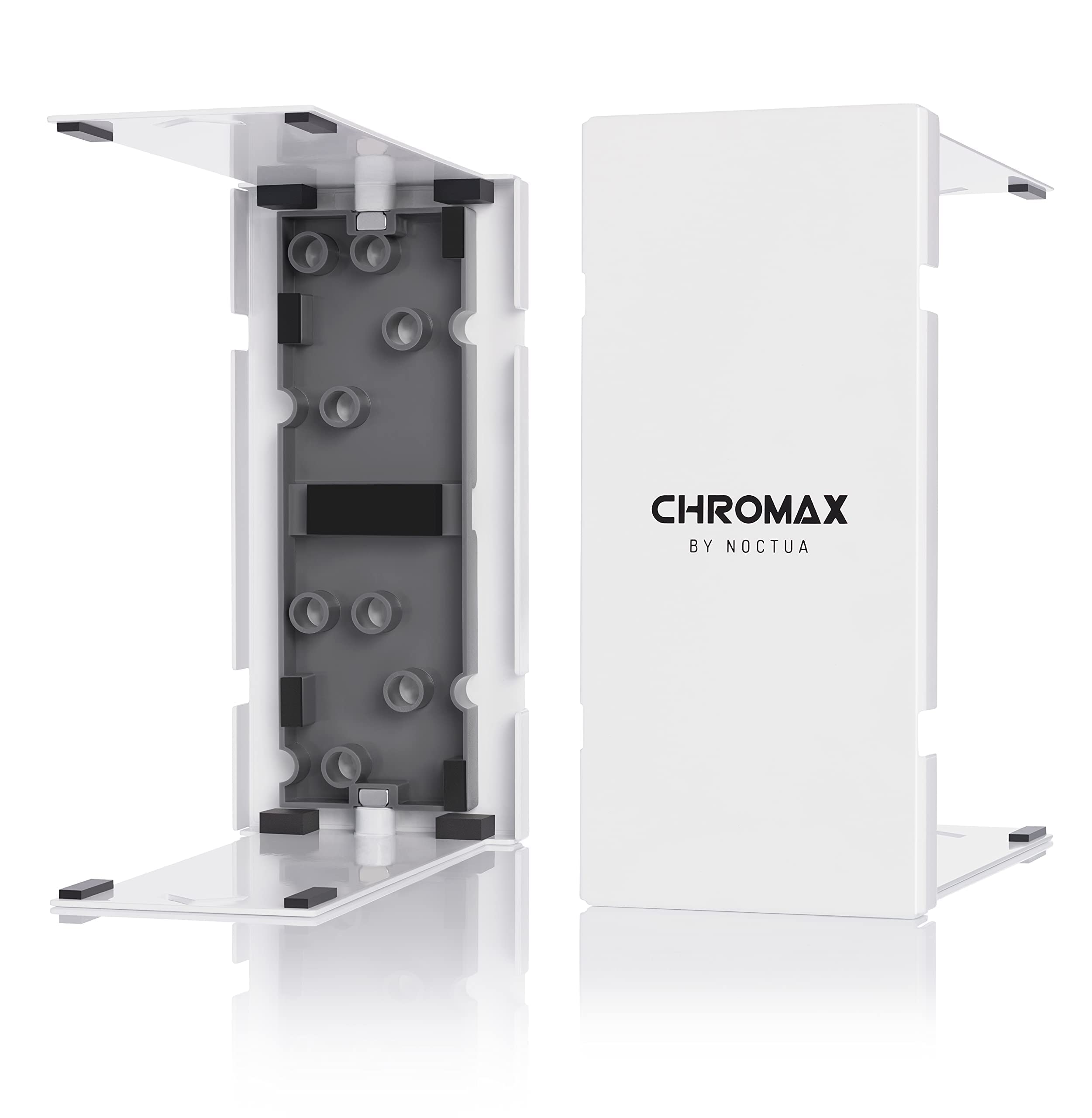 Noctua NH-U12A chromax.Black Premium CPU Cooler with NA-HC8 chromax.White Heatsink Covers - High Performance Air Cooling for Gaming PCs, Workstations & Silent Builds