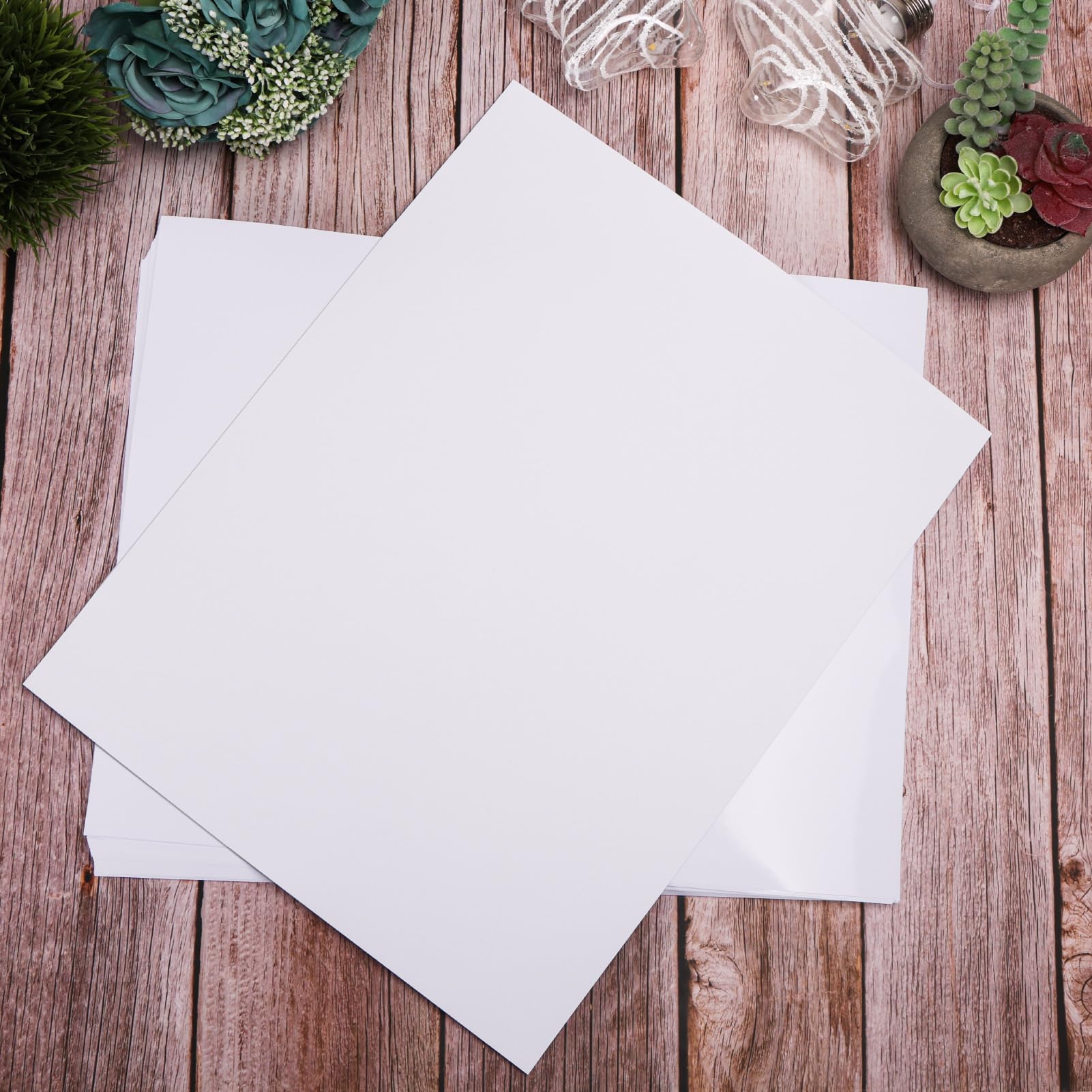 ZBEIVAN 11x14 Glossy Photo Paper - 50 Sheets, 200 GSM, Premium Inkjet Printer Paper for Dye Ink - Ideal for Photo Printing, Scrapbooking & Professional Photography