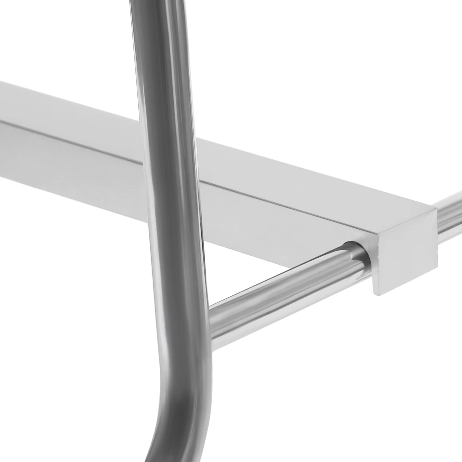 Stainless Steel Commercial Kitchen Prep Table - 48 x 24 Inches Heavy Duty Folding Workstation with Under Shelf - 1102 lbs Capacity - Perfect for Restaurant, Home Kitchen & Outdoor BBQ Cooking