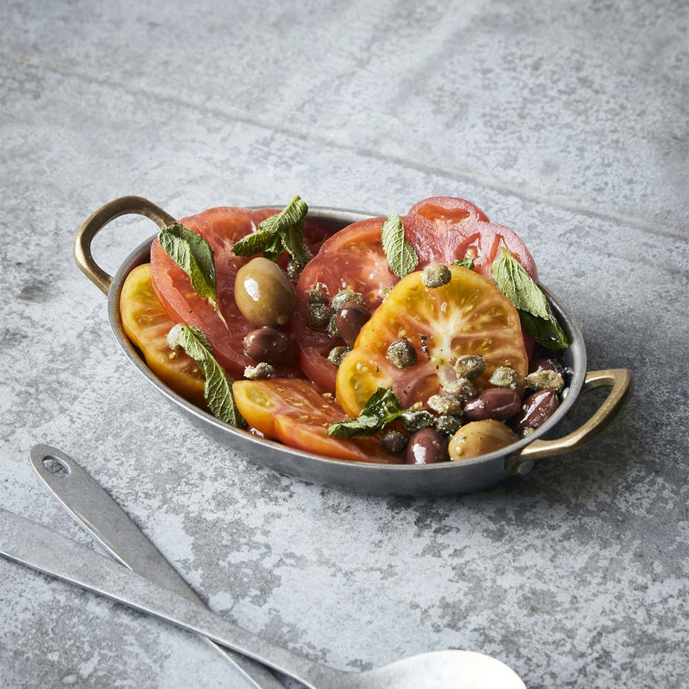 Small Non-Stick Serving Pan for Appetizers & Snacks - Perfect for Parties, Restaurants & Home Entertaining