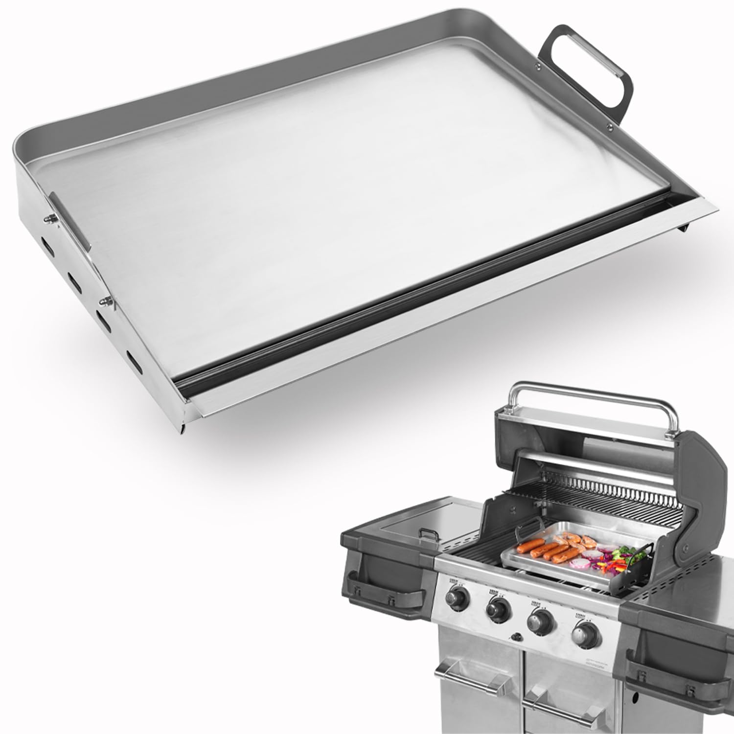 Stainless Steel Griddle for Gas Grill - 23