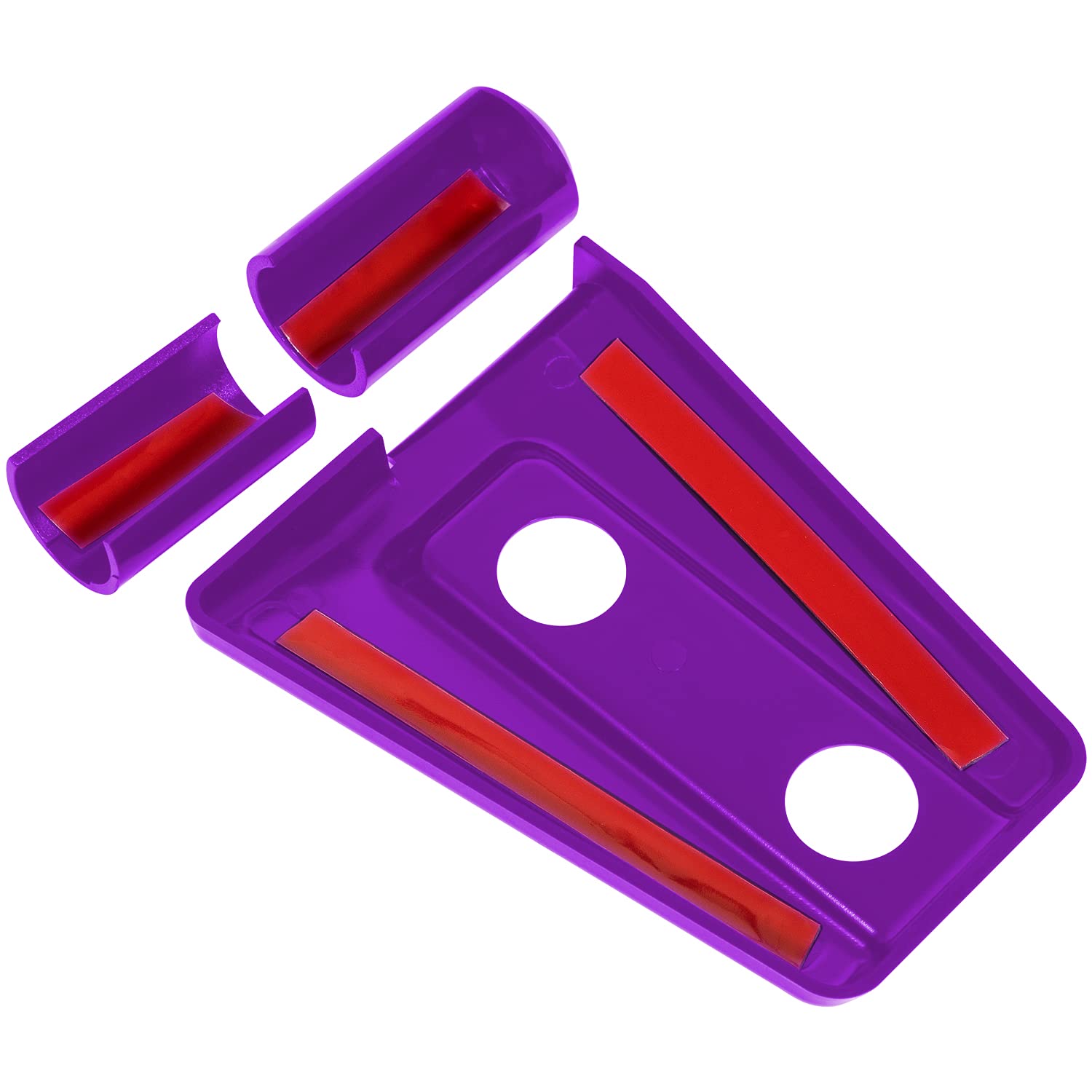 2007-2018 Jeep Wrangler JK JKU 2&4 Door Exterior Door Hinge Cover Trim Accessories - 8PCS Purple for Off-Road Protection & Style Upgrade