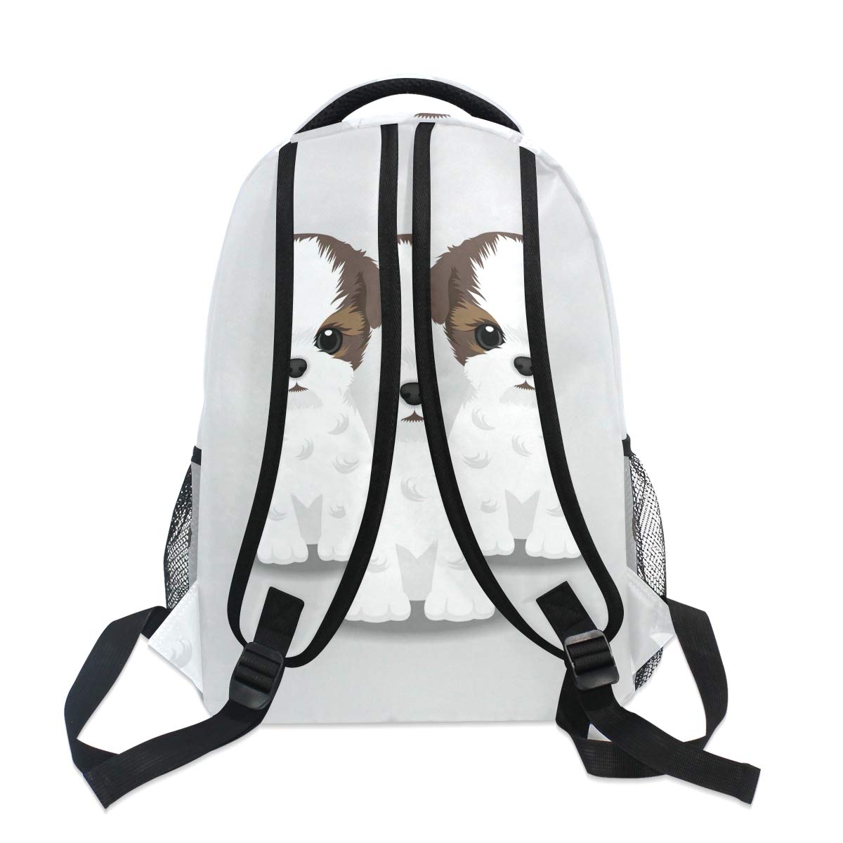 Pfrewn Shih Tzu Puppy Print Backpack for Women & Men - Stylish Laptop Computer Bag for Work, School, Travel & Camping - Durable Casual Daypack with Dog Design
