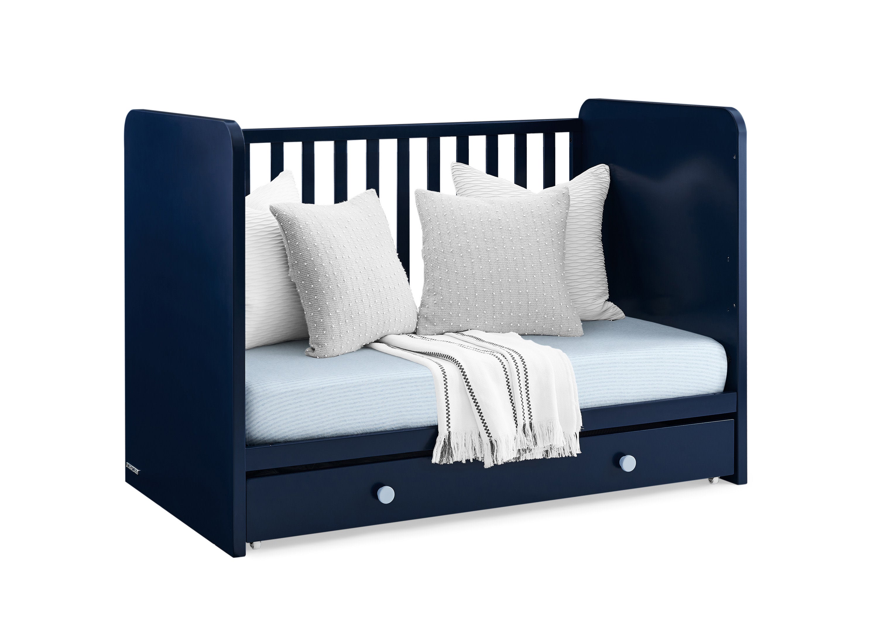 BabyGap Graham 4-in-1 Convertible Crib with Storage Drawer - Nursery Furniture for Newborns to Toddlers - Perfect for Small Spaces & Modern Nurseries