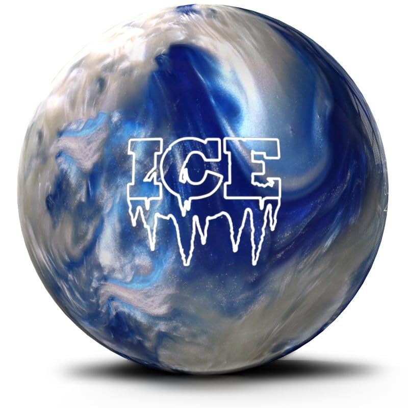 Storm Ice Ocean Blue/White 15lb Bowling Ball - Perfect for League Play & Tournament Performance