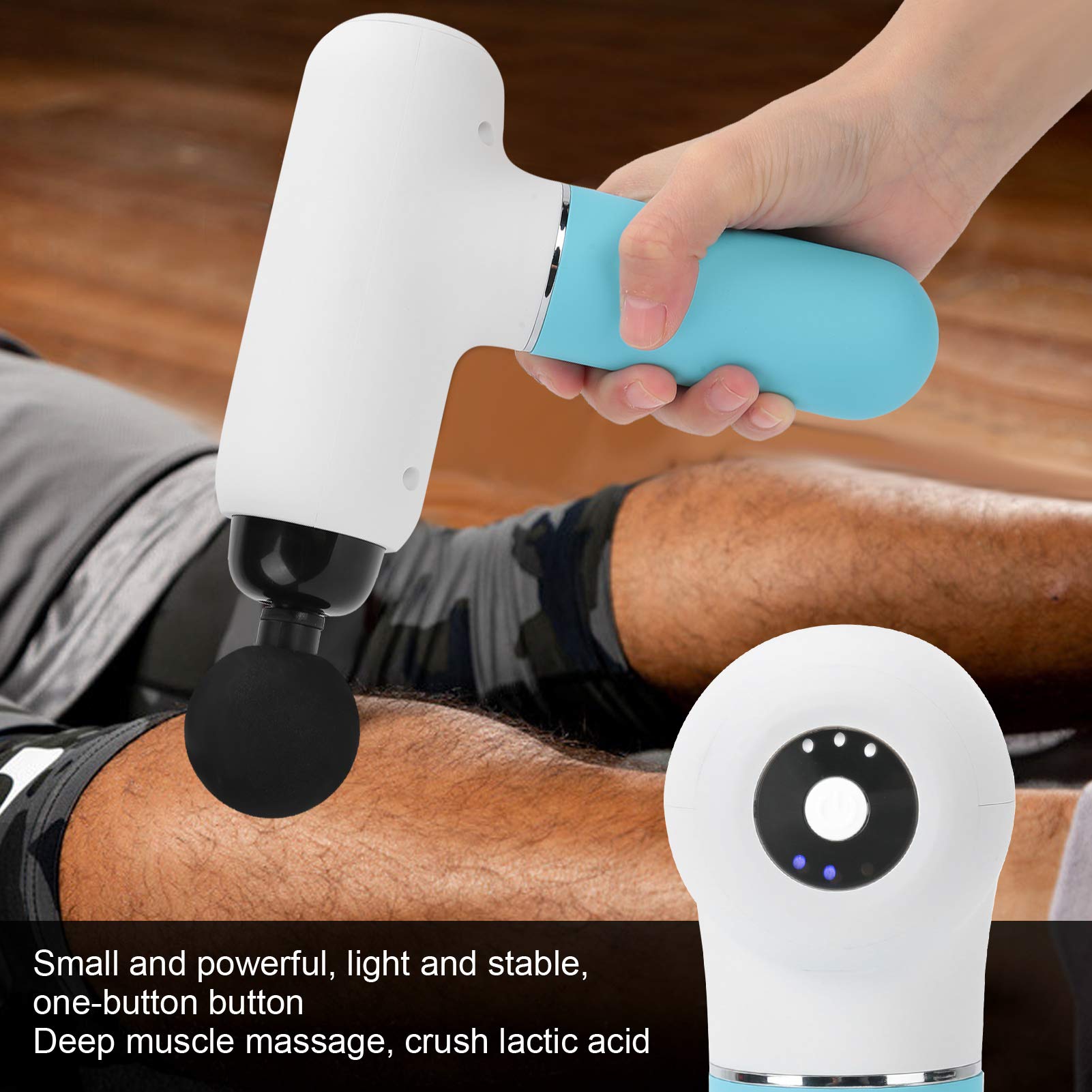 Electric Deep Tissue Percussion Massager - USB Portable Fascia Muscle Relaxation for Pain Relief - Perfect for Home, Gym & Travel Use