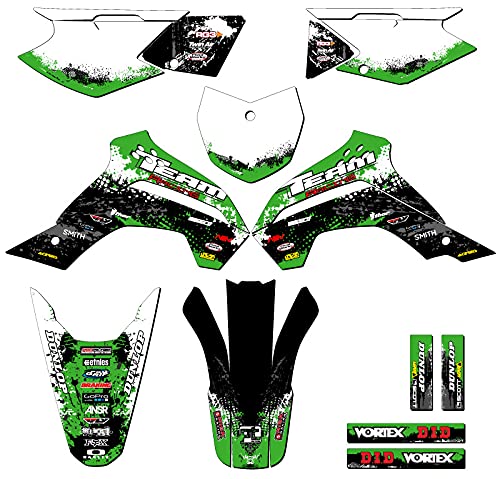 Kawasaki KLX 140G (2015-2018) Compatible Complete Kit - Scatter Green | Off-Road Motorcycle Accessories for Trail Riding & Dirt Biking