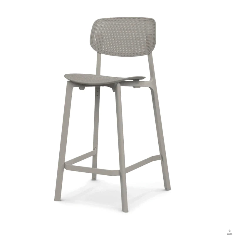 Comfortable Padded Bar Stool with Sturdy Metal Frame - Perfect for Kitchen Islands, Breakfast Nooks & Home Bars